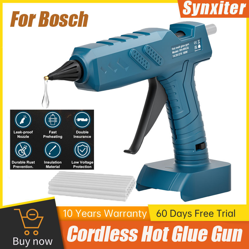 Hot Melt Glue Gun Cordless - Synxiter Pistol Lem Leleh Panas Tanpa