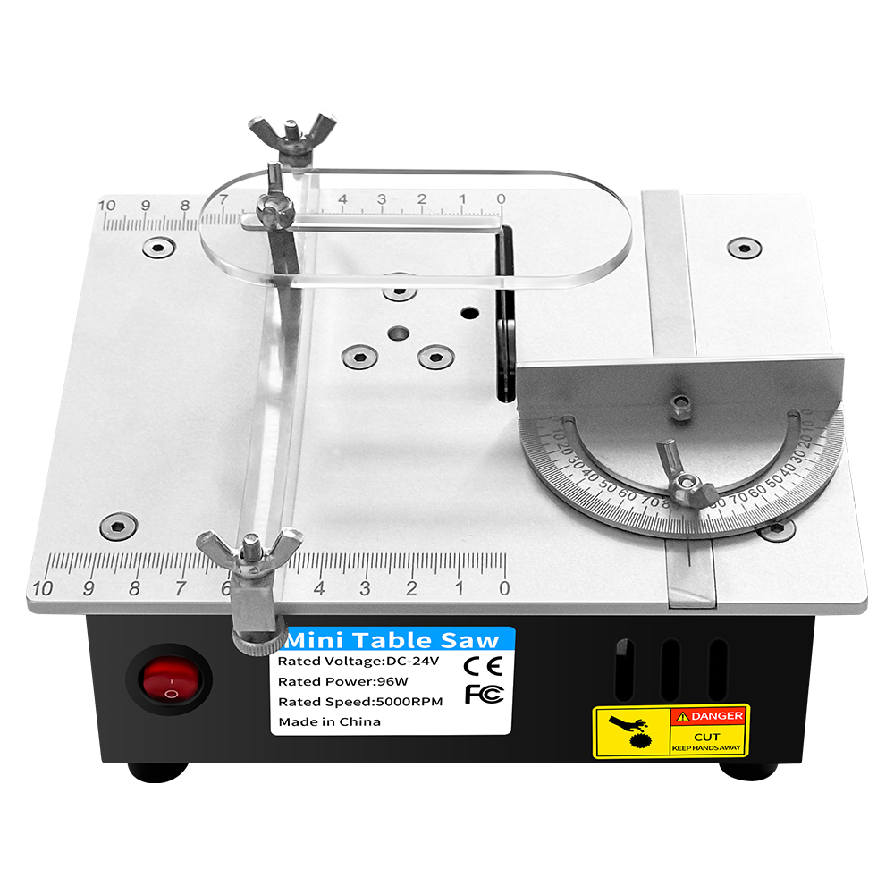 Mini Table Saw For Woodworking - DC24V miniatur rumah tangga gergaji meja