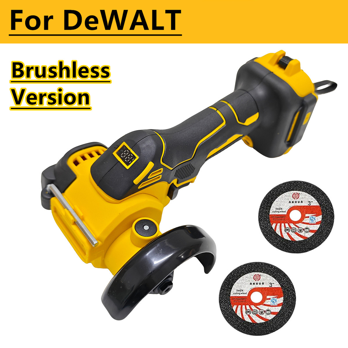 Brushless Angle Grinder Battery Powered - Gerinda Sudut Tanpa Sikat 3 Inci