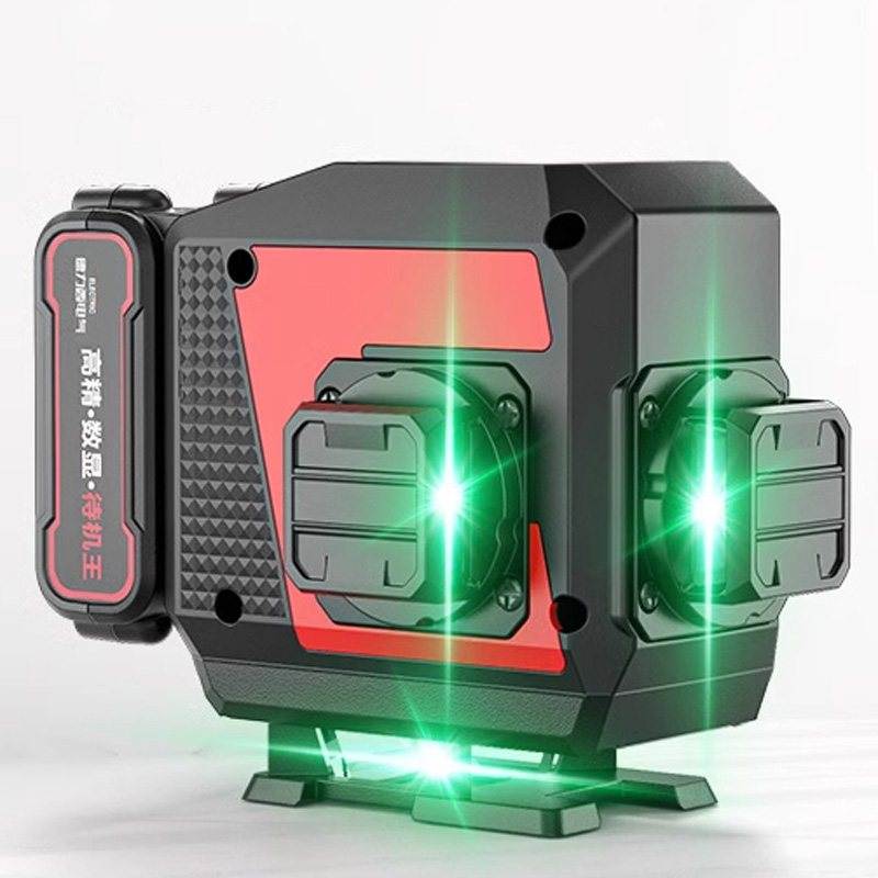 Laser Level 16 Lines 4D Green - 12 garis/16 garis Lampu Hijau 4D