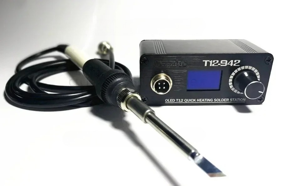Digital Soldering Station T12 - MINI T12 STC OLED Stasiun Solder