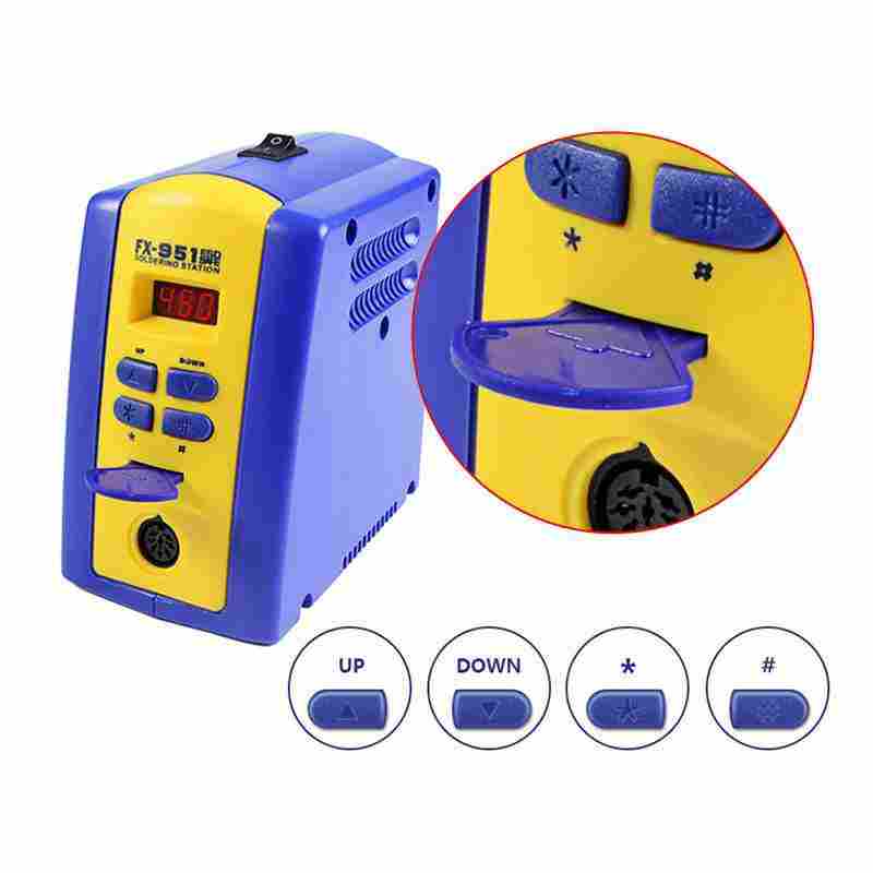 Digital Soldering Station T12 - Stasiun solder Digital FX951 75W FX-951