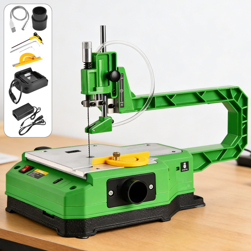 Mini Table Saw For Woodworking - Gergaji Listrik Desktop Lengkung Multifungsi, Dapat