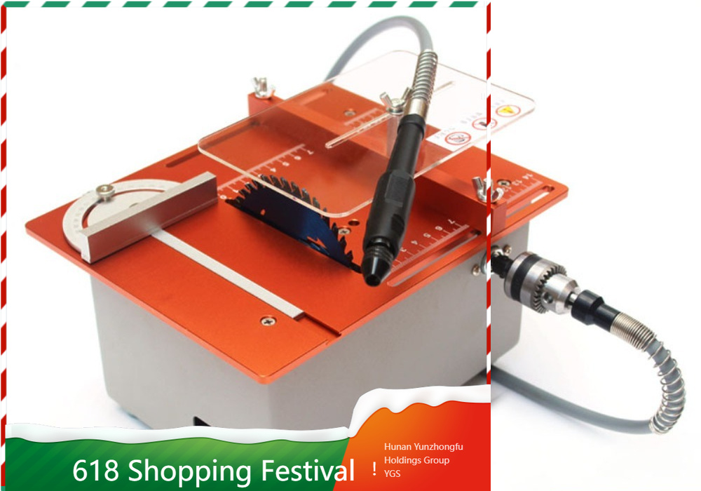 Mini Table Saw For Woodworking - Mesin Gergaji Meja Kayu Mini Portabel