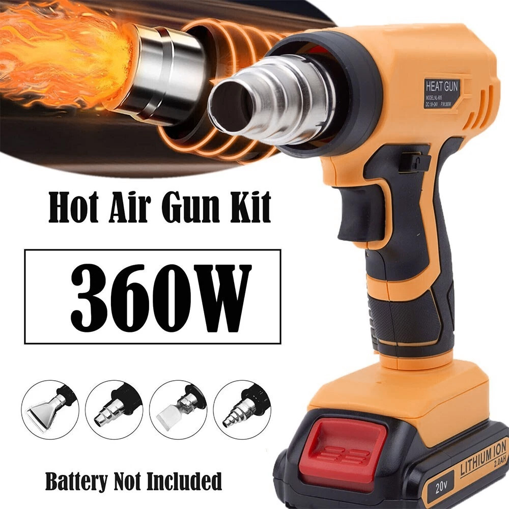 Cordless Heat Gun For Shrink Tubing - Pistol Panas Tanpa Kabel Untuk Baterai