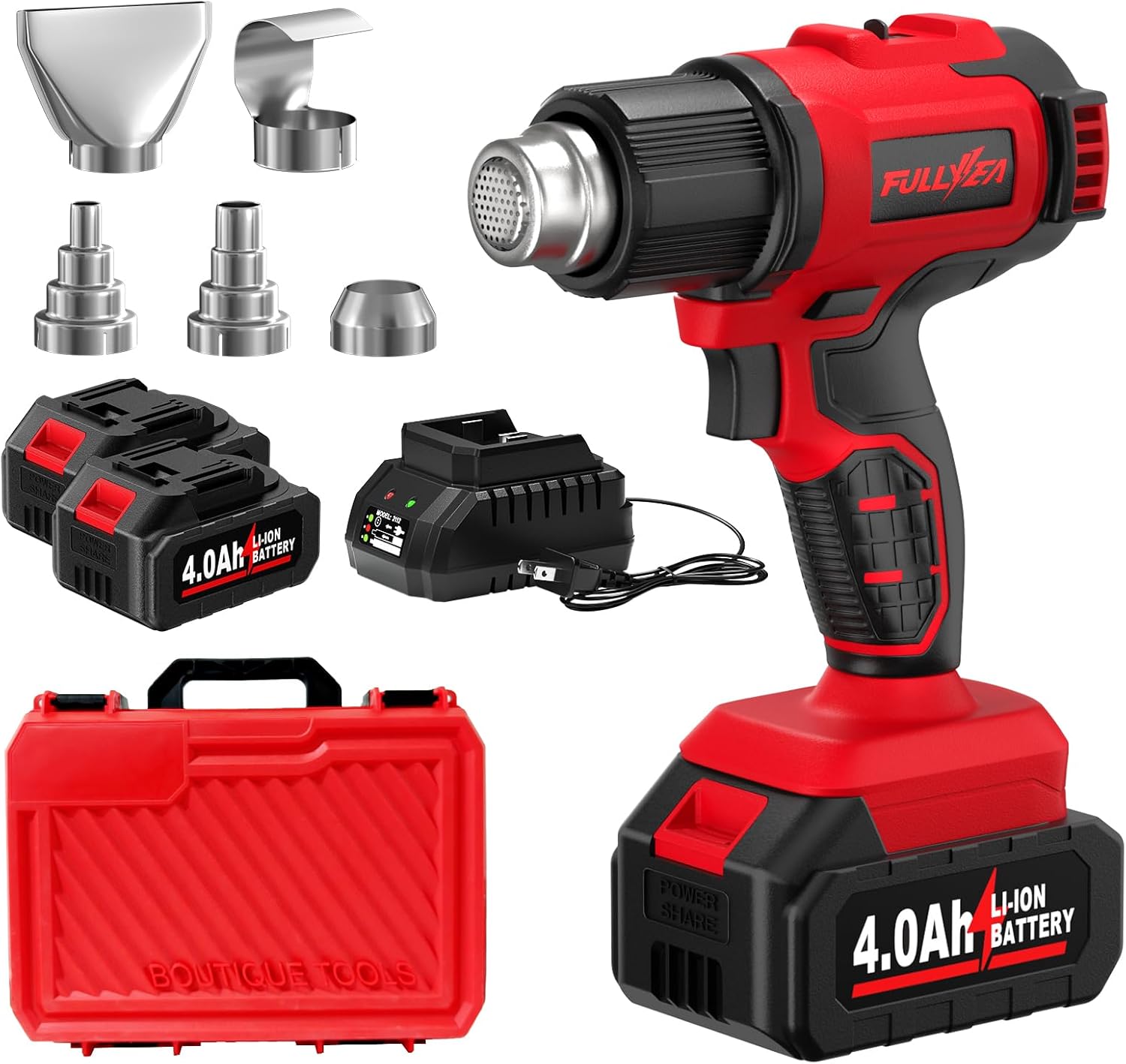 Cordless Heat Gun For Shrink Tubing - Pistol Udara Panas Tanpa Kabel, Hingga