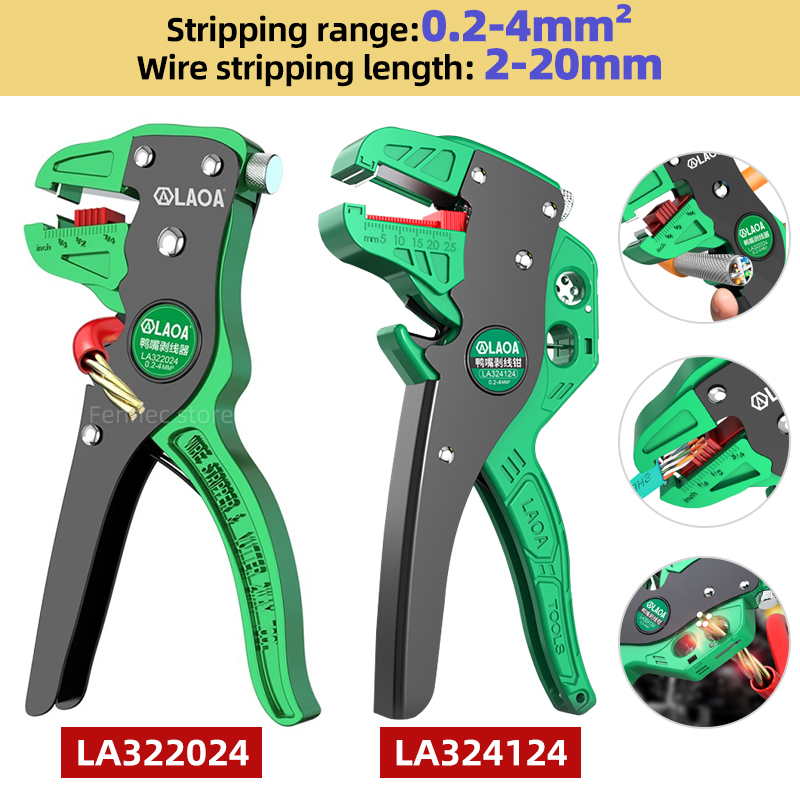 Automatic Wire Stripper Cutter - LAOA Alat Pengupas Kawat Penjepit Pemotong