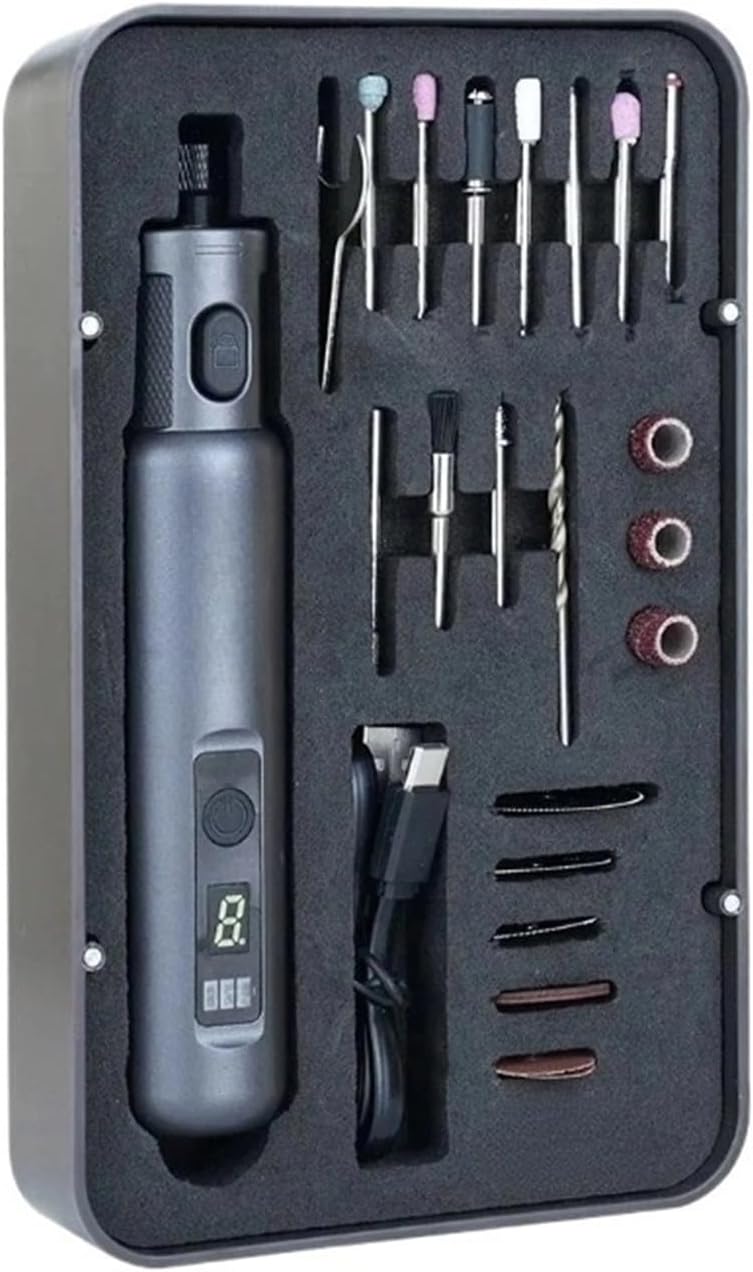 Cordless Rotary Tool Kit Accessories - Kit Alat Rotary Tanpa Kabel Multi-Fungsi,