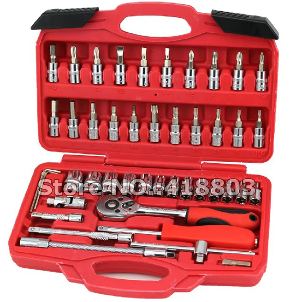 Hand Tools - 46 Pcs Kotak Perkakas 1/4 DR