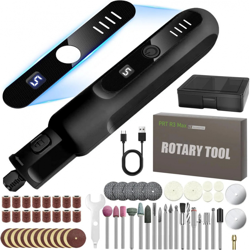 Cordless Rotary Tool Kit Accessories - Kit Alat Putar Mini Tanpa Kabel