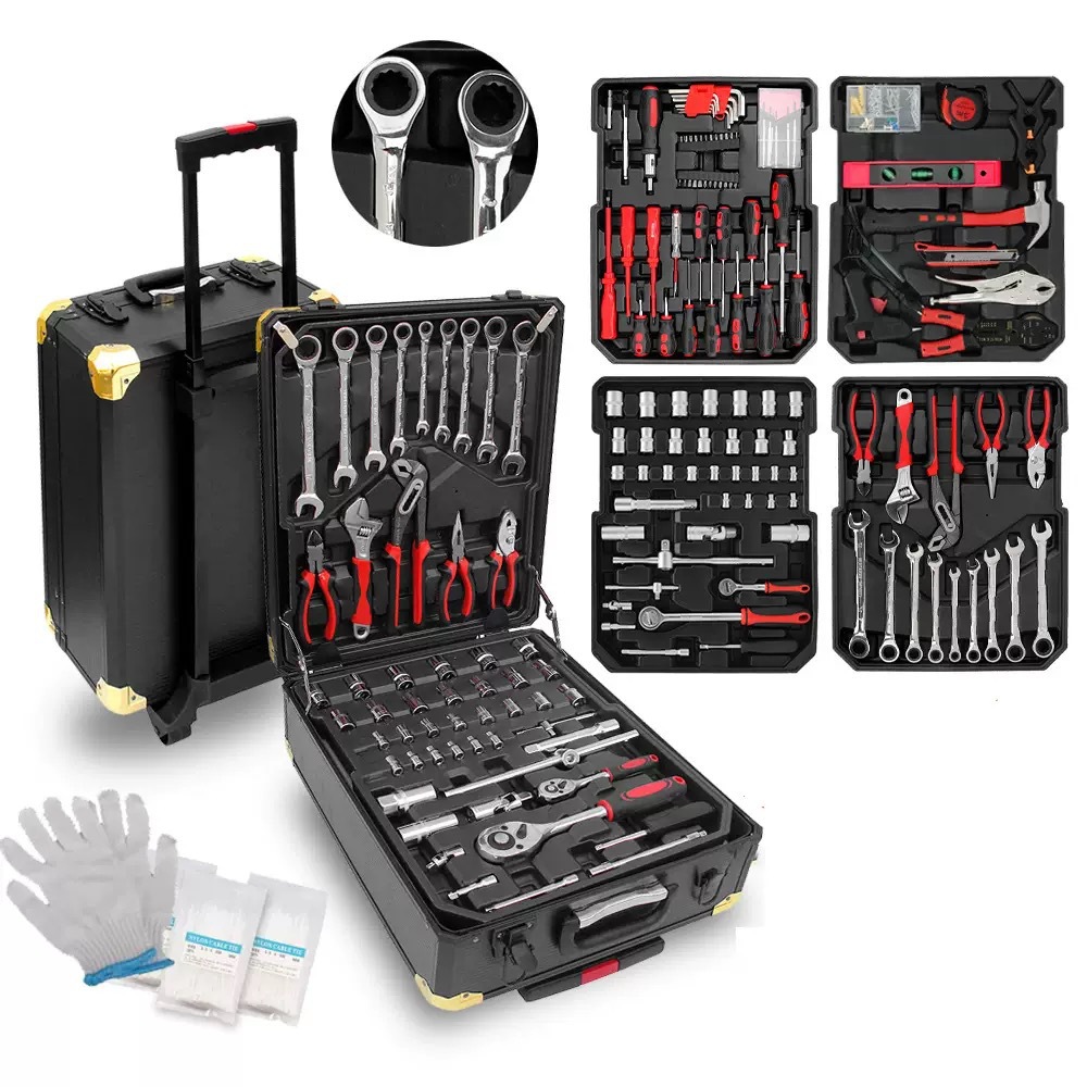 Hardware - Set Peralatan Perbaikan Perkakas Baja Krom