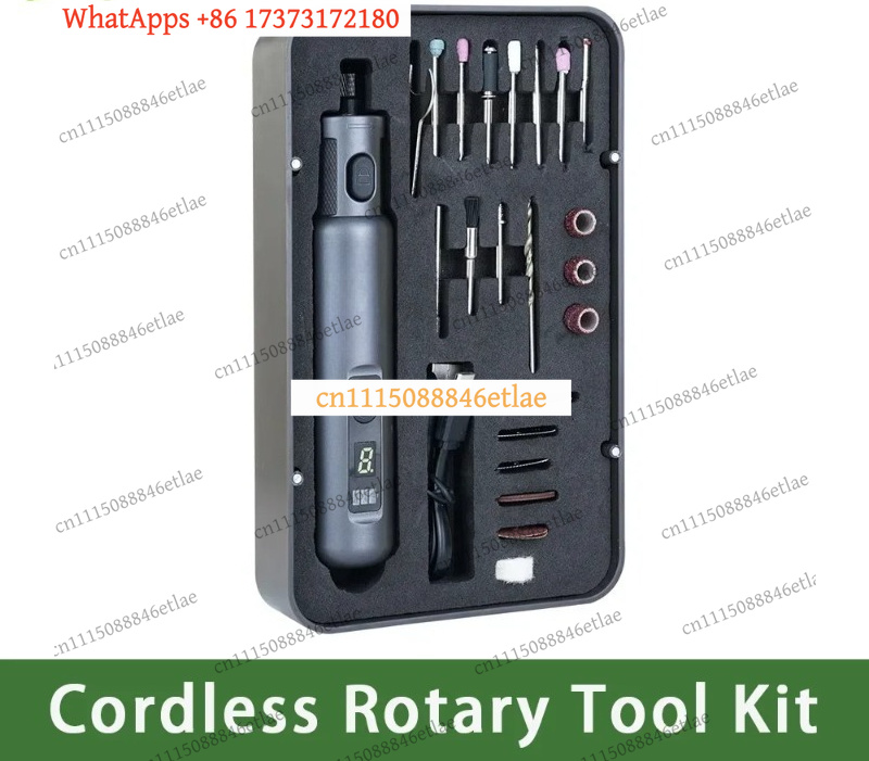 Cordless Rotary Tool Kit Accessories - Kit Alat Putar Tanpa Kabel Creality,