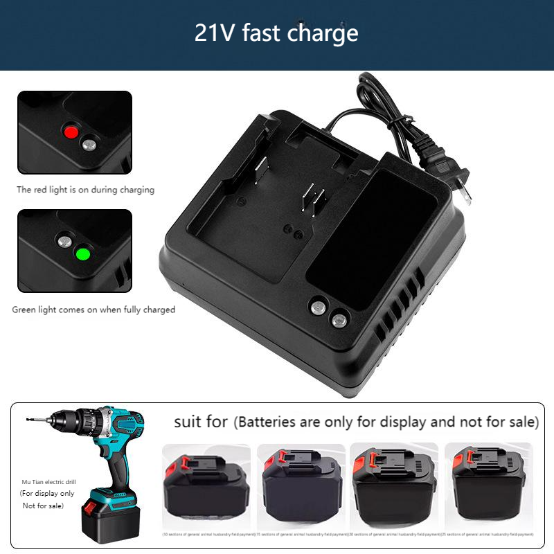 Pengisi Daya EU US 18V 21V Unt - Brushless Cordless Electric Drill 18V ulasan dan harga