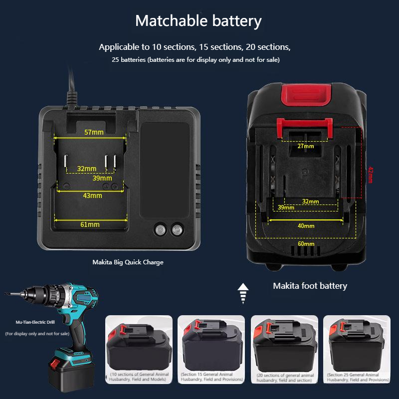 Pengisi Daya EU US 18V 21V Unt - Brushless Cordless Electric Drill 18V ulasan dan harga