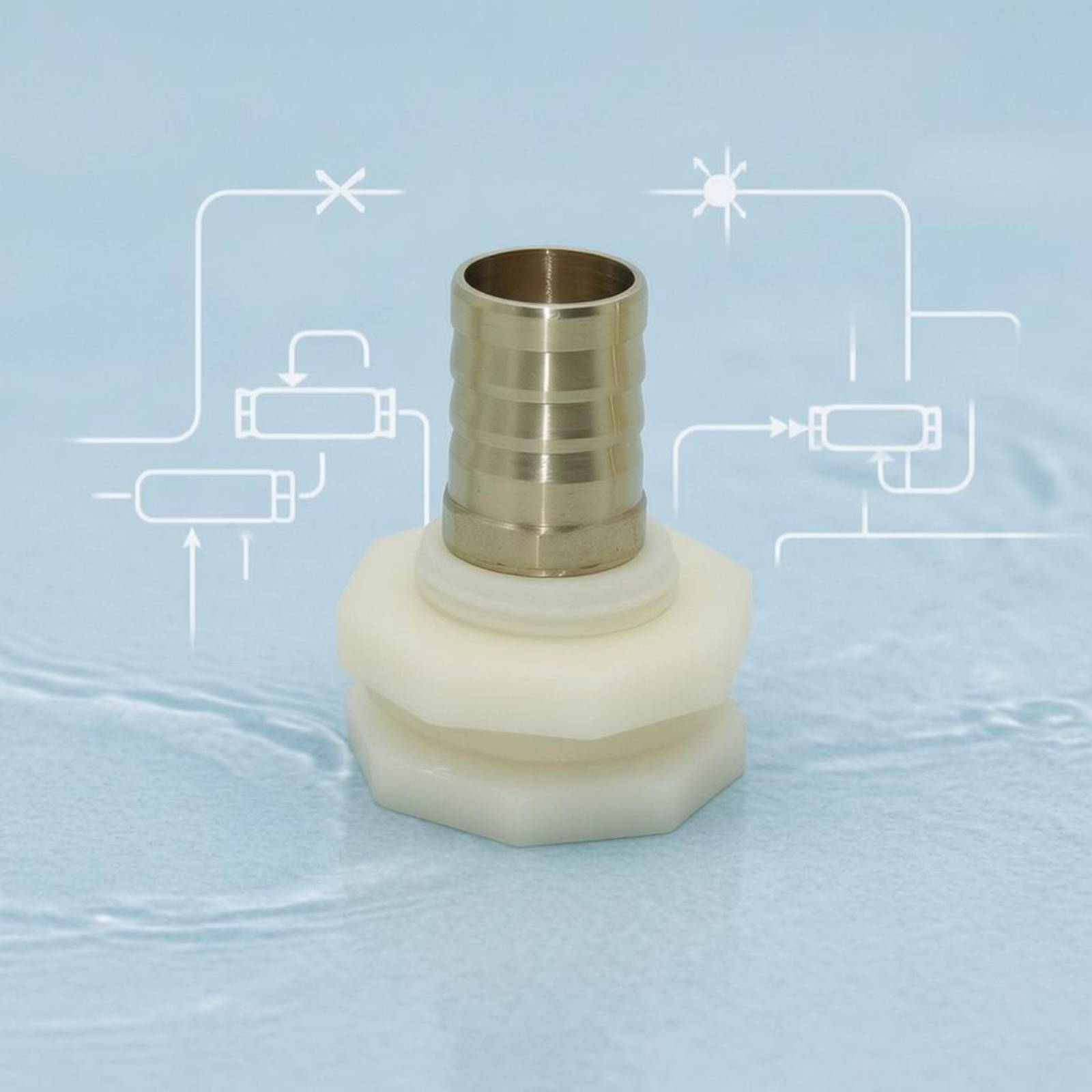 Adaptor Selang Reservoir Air R - Plumbing ulasan dan harga