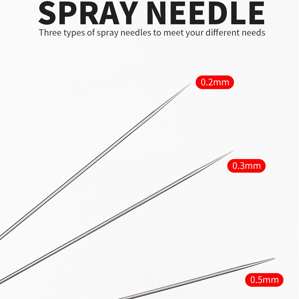 3Pcs Set 0.2/0.3/0.5Mm Airbrus - Airbrush Kit With Mini Compressor ulasan dan harga