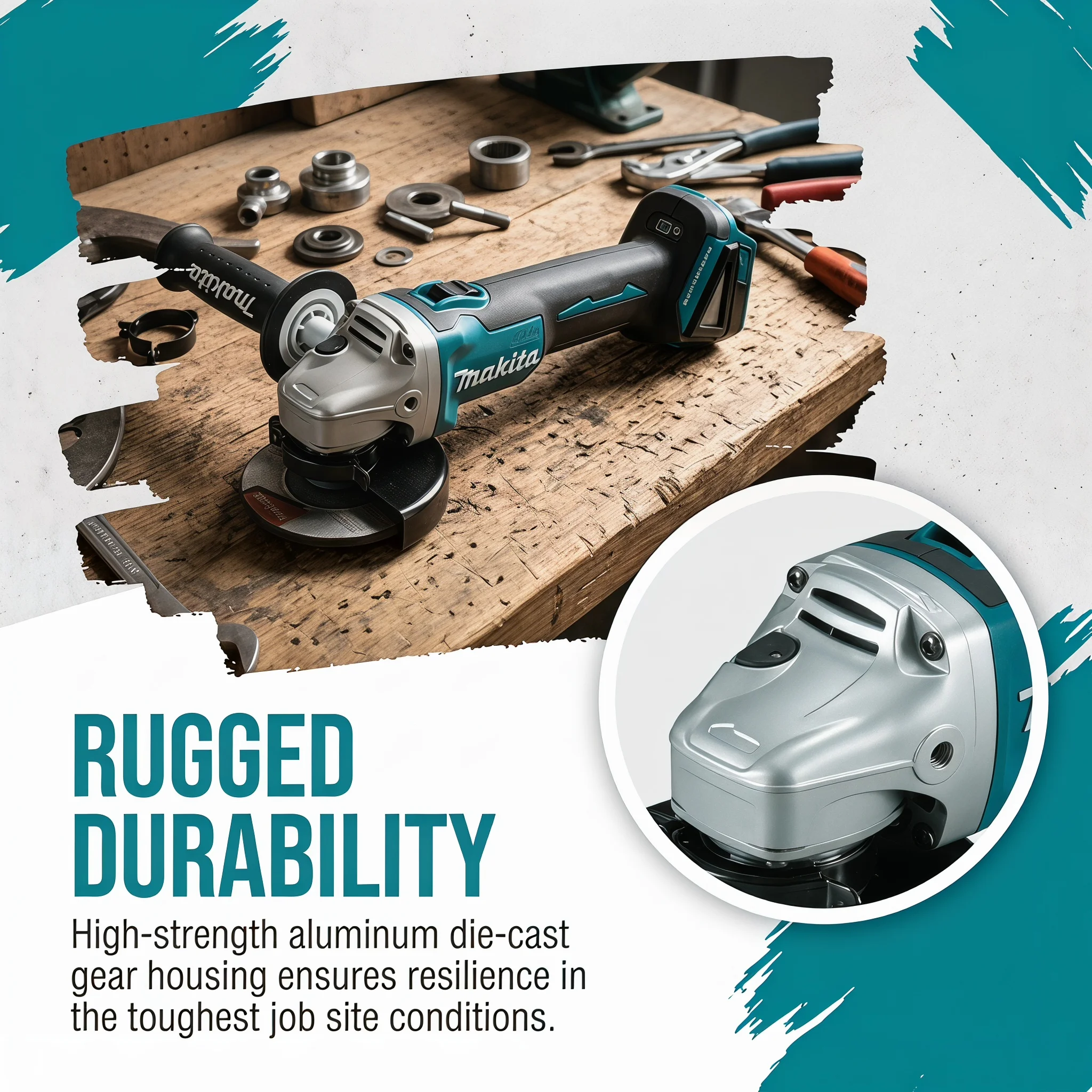 Makita DGA404 Mesin Gerinda Su - Brushless Angle Grinder Battery Powered ulasan dan harga
