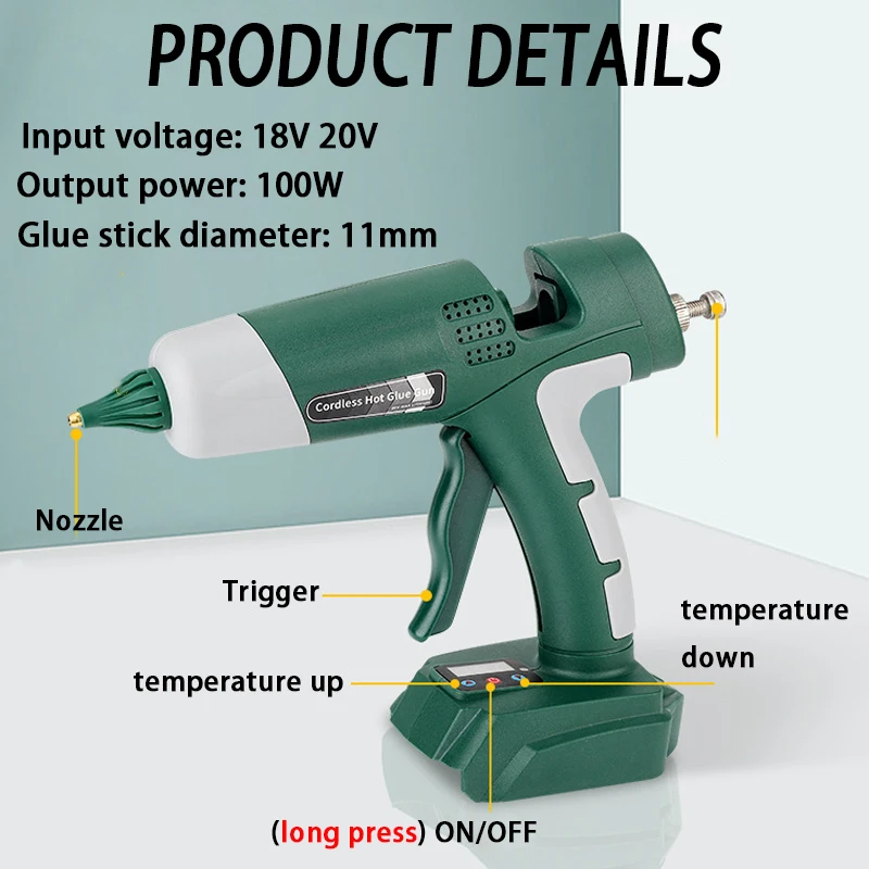 Pistol Lem Panas Tanpa Kabel 1 - Hot Melt Glue Gun Cordless ulasan dan harga