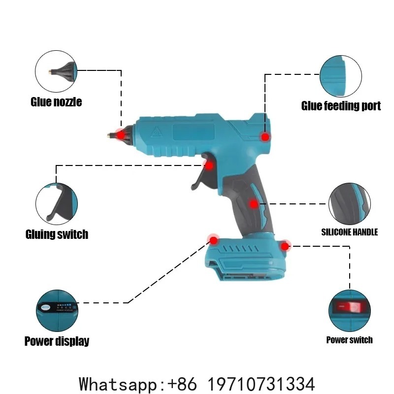 Pistol Lem Panas Elektrik Tanp - Hot Melt Glue Gun Cordless ulasan dan harga