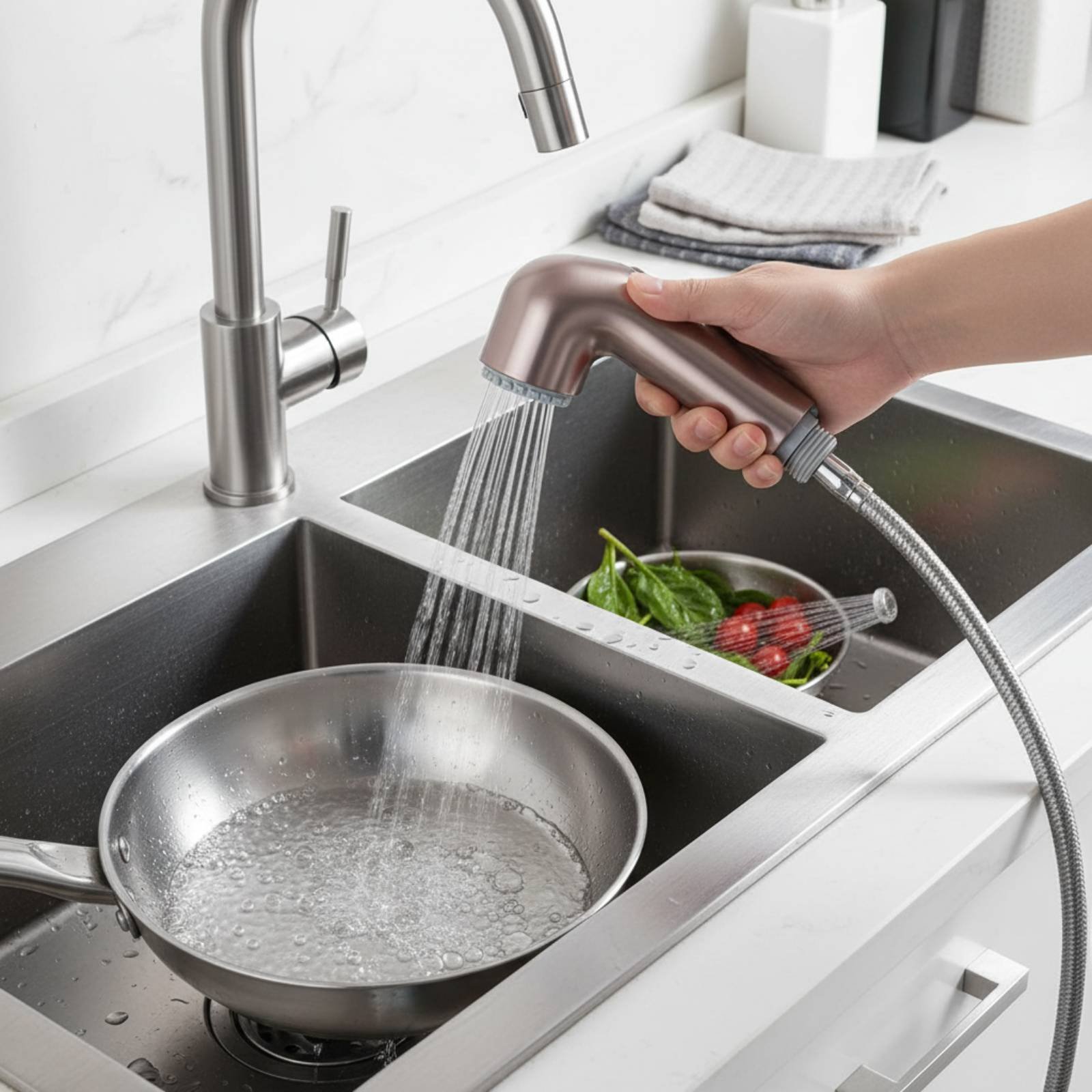 Kepala Keran Dua Fungsi, Kepal - Plumbing ulasan dan harga