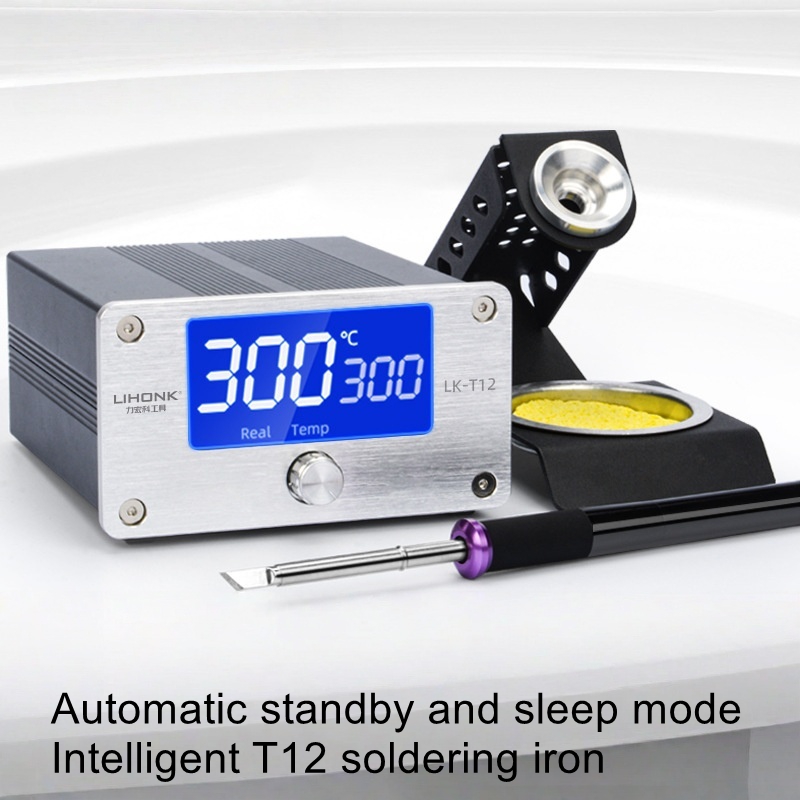 Stasiun Penyolderan T12: Alat  - Digital Soldering Station T12 ulasan dan harga