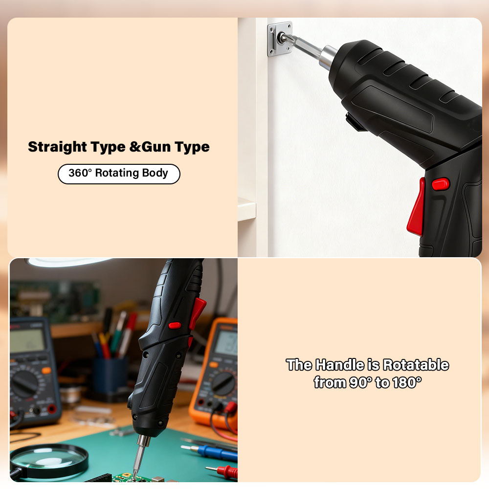 Set Obeng Listrik Tanpa Kabel  - Electric Screwdriver Rechargeable Usb ulasan dan harga