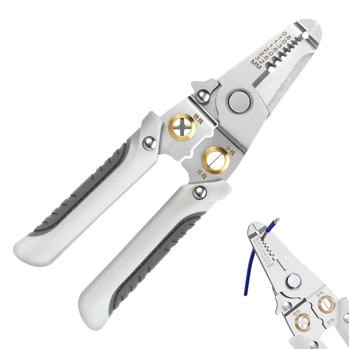 Alat pengupas kawat elektrik,  - Automatic Wire Stripper Cutter ulasan dan harga