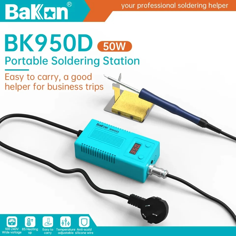 Stasiun Solder Bakon BK950D T1 - Digital Soldering Station T12 ulasan dan harga