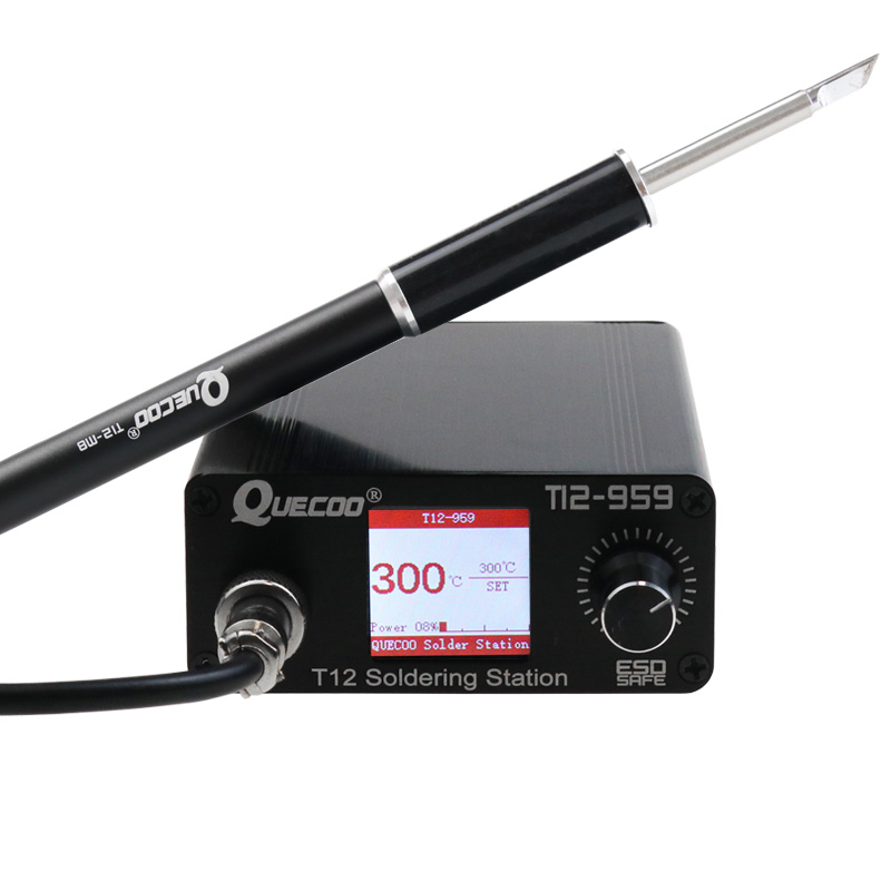 Stasiun Penyolderan T12-959 V5 - Digital Soldering Station T12 ulasan dan harga