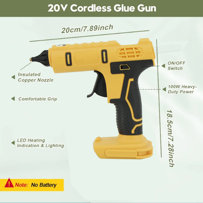 Pistol lem panas genggam elekt - Hot Melt Glue Gun Cordless ulasan dan harga