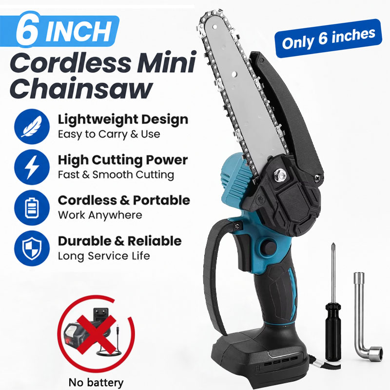 Gergaji rantai listrik mini ta - Mini Electric Chainsaw 6 Inch ulasan dan harga