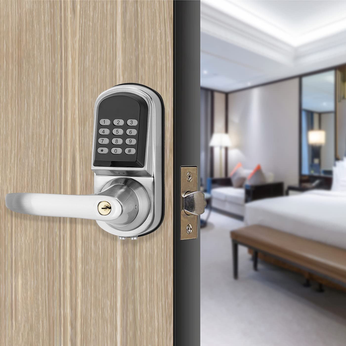 Kunci Pintu Digital TTlock BLE - Hardware ulasan dan harga