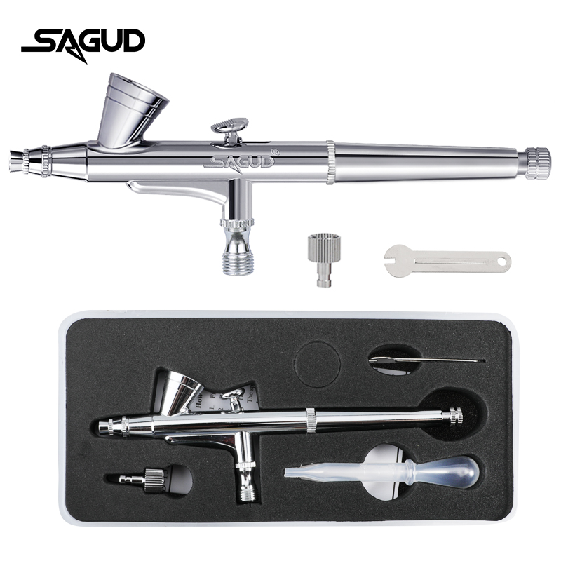 Saud Set Airbrush Model SD-135 - Airbrush Kit With Mini Compressor ulasan dan harga