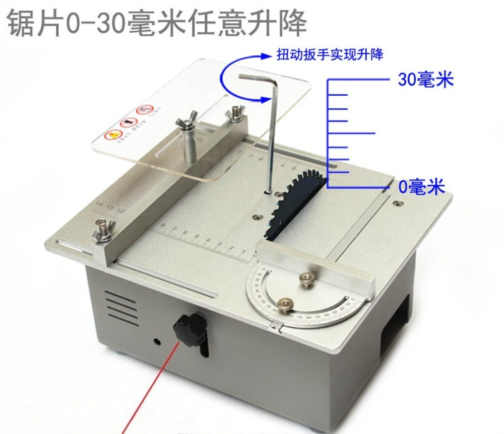 Mesin Gergaji Meja Kayu Mini P - Mini Table Saw For Woodworking ulasan dan harga