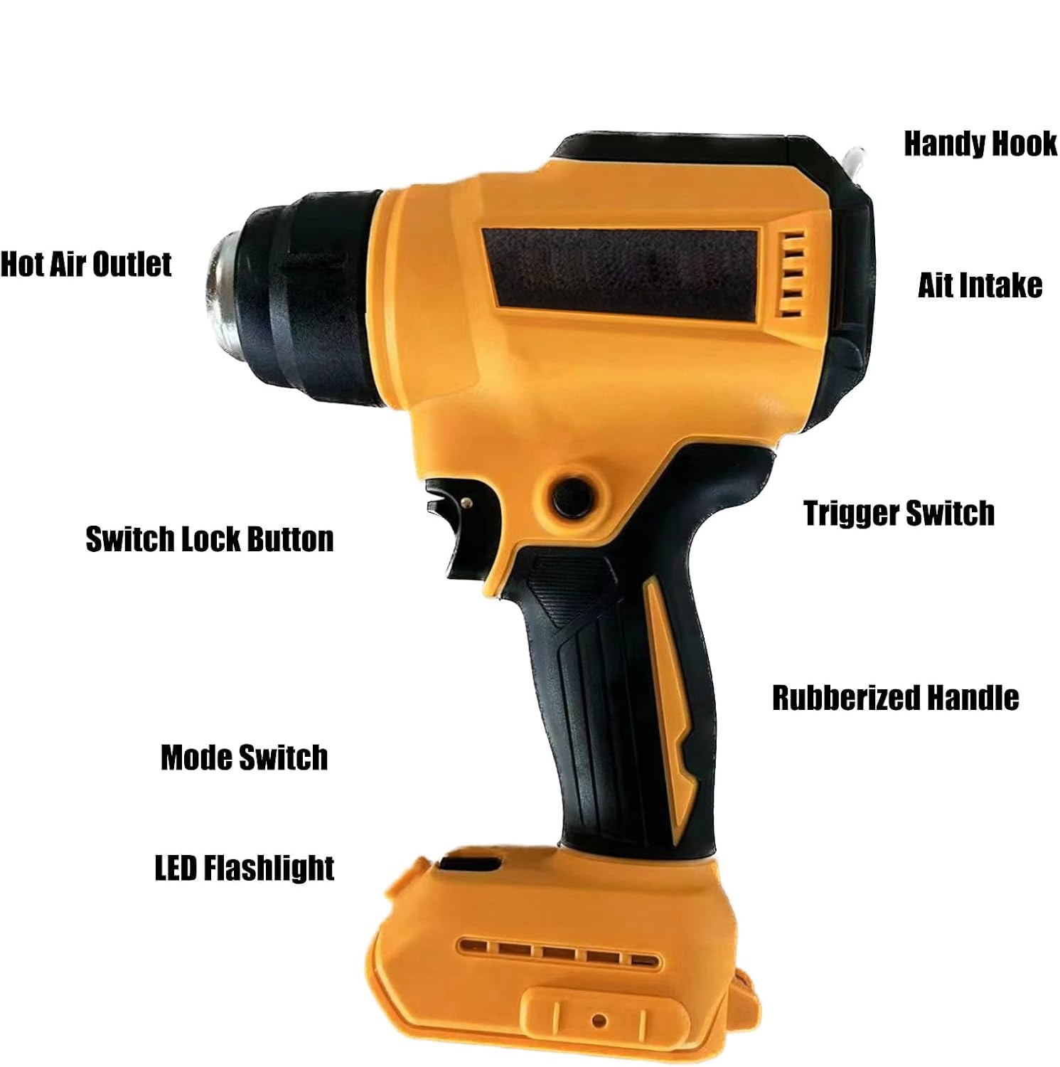 Pistol Panas Tanpa Kabel Untuk - Cordless Heat Gun For Shrink Tubing ulasan dan harga