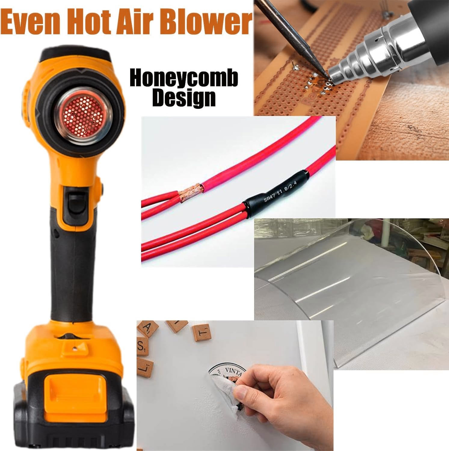 Pistol Panas Tanpa Kabel Untuk - Cordless Heat Gun For Shrink Tubing ulasan dan harga