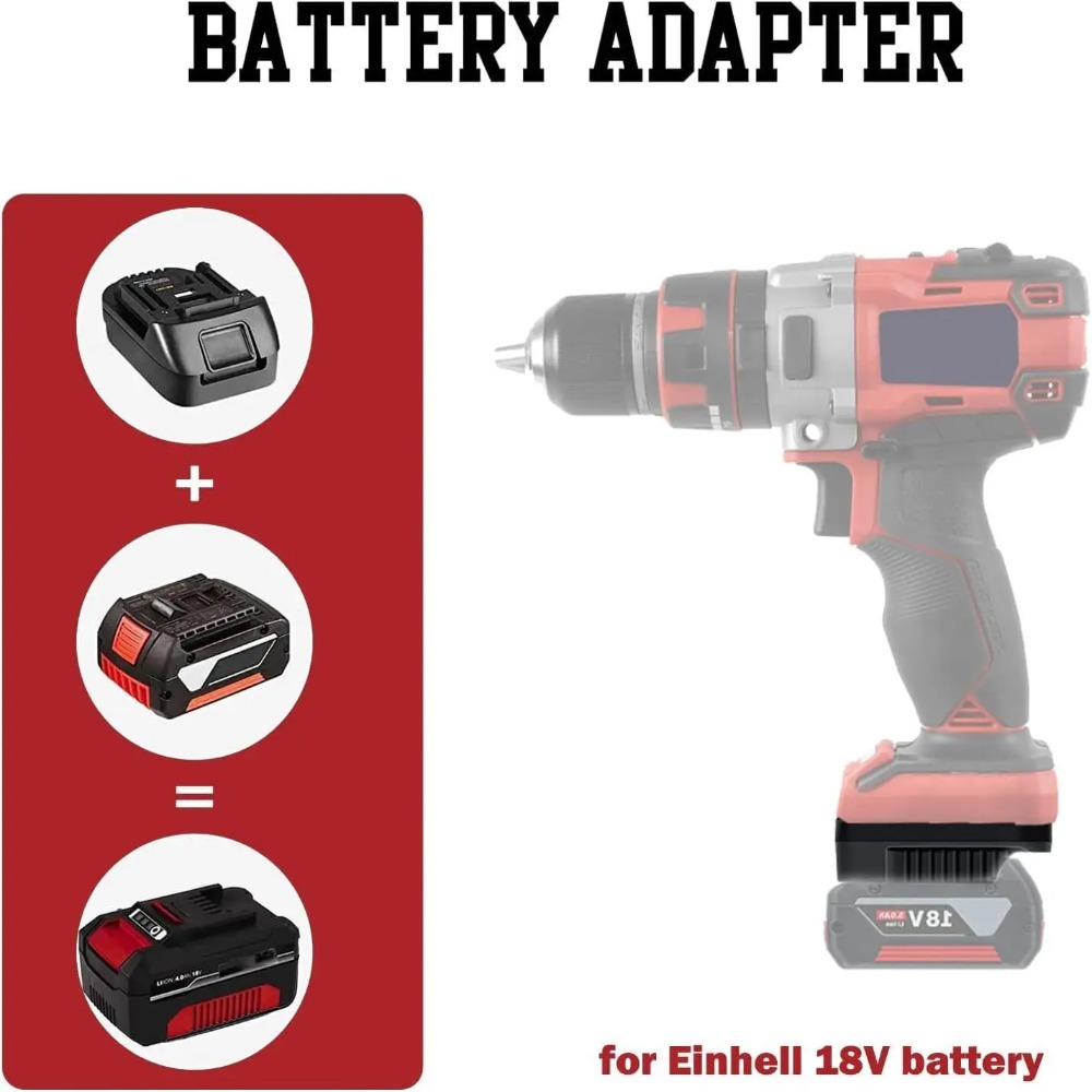 Adaptor Baterai BS18EIN untuk  - Brushless Cordless Electric Drill 18V ulasan dan harga