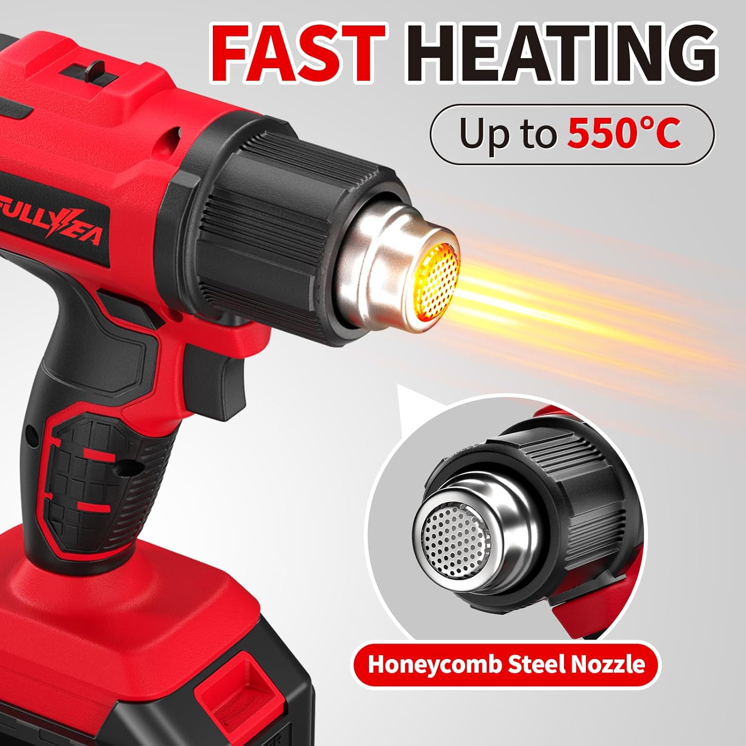 Pistol Udara Panas Tanpa Kabel - Cordless Heat Gun For Shrink Tubing ulasan dan harga