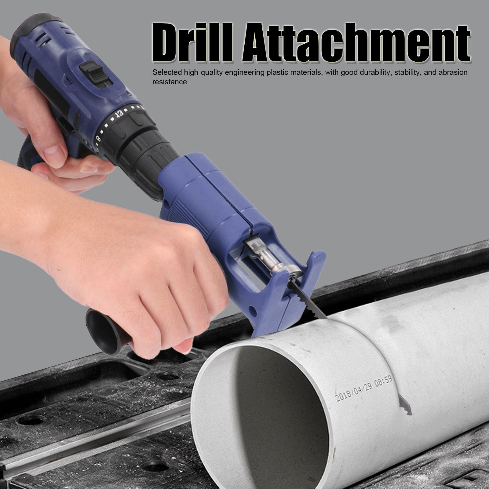 Adaptor Gergaji Bolak-Balik Po - Reciprocating Saw Attachment Drill ulasan dan harga