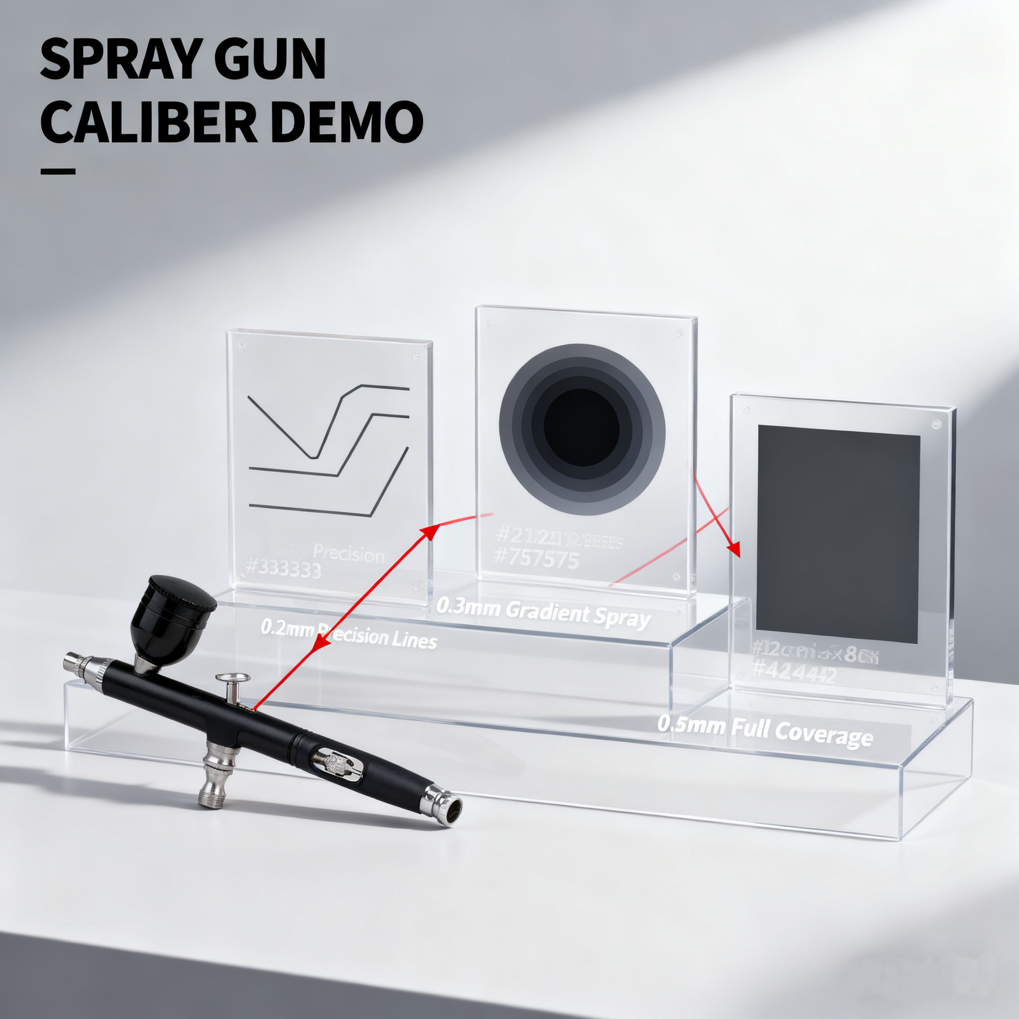 Airbrush Dual Action 0.3mm den - Airbrush Kit With Mini Compressor ulasan dan harga