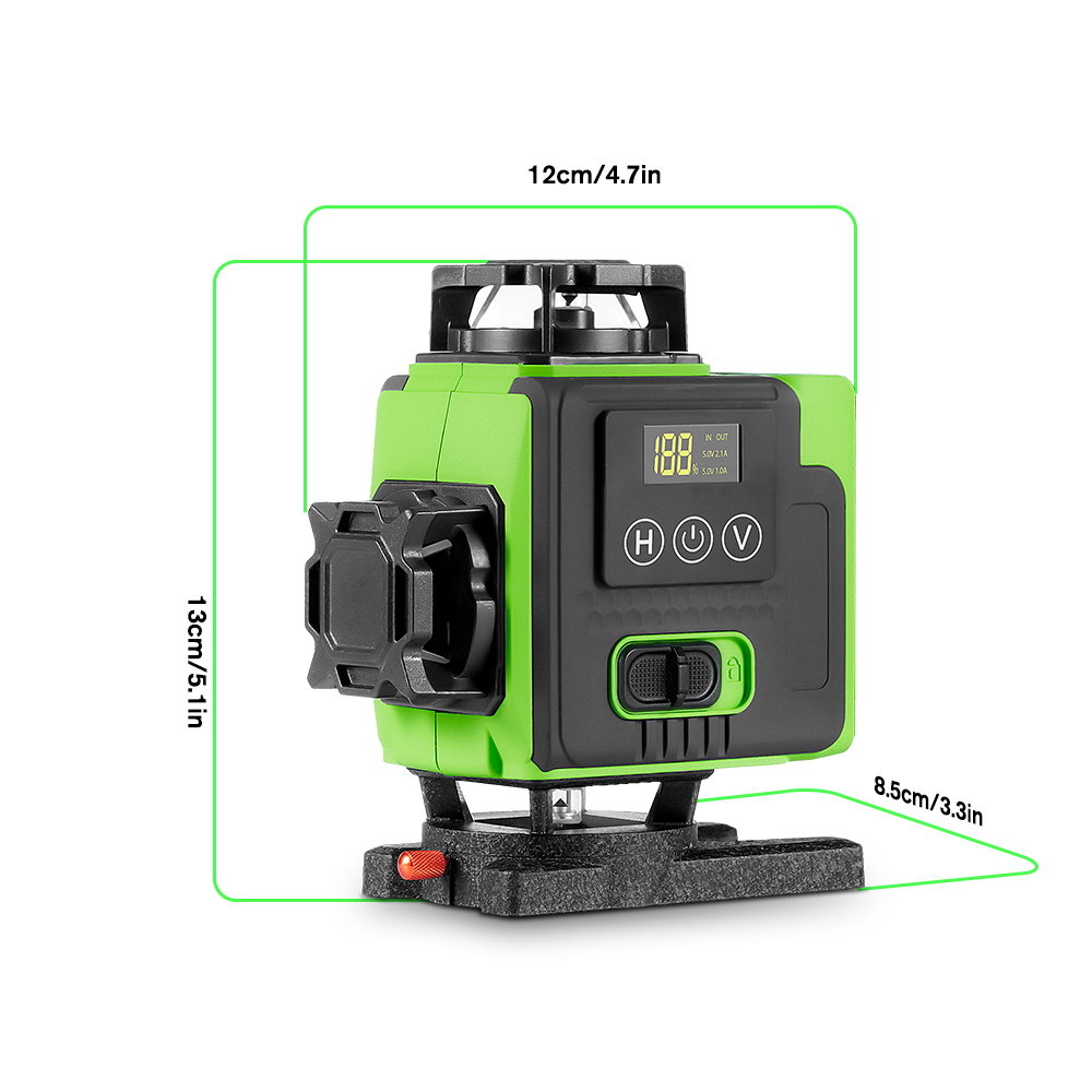 Level laser 4D 16 garis, self- - Laser Level 16 Lines 4D Green ulasan dan harga