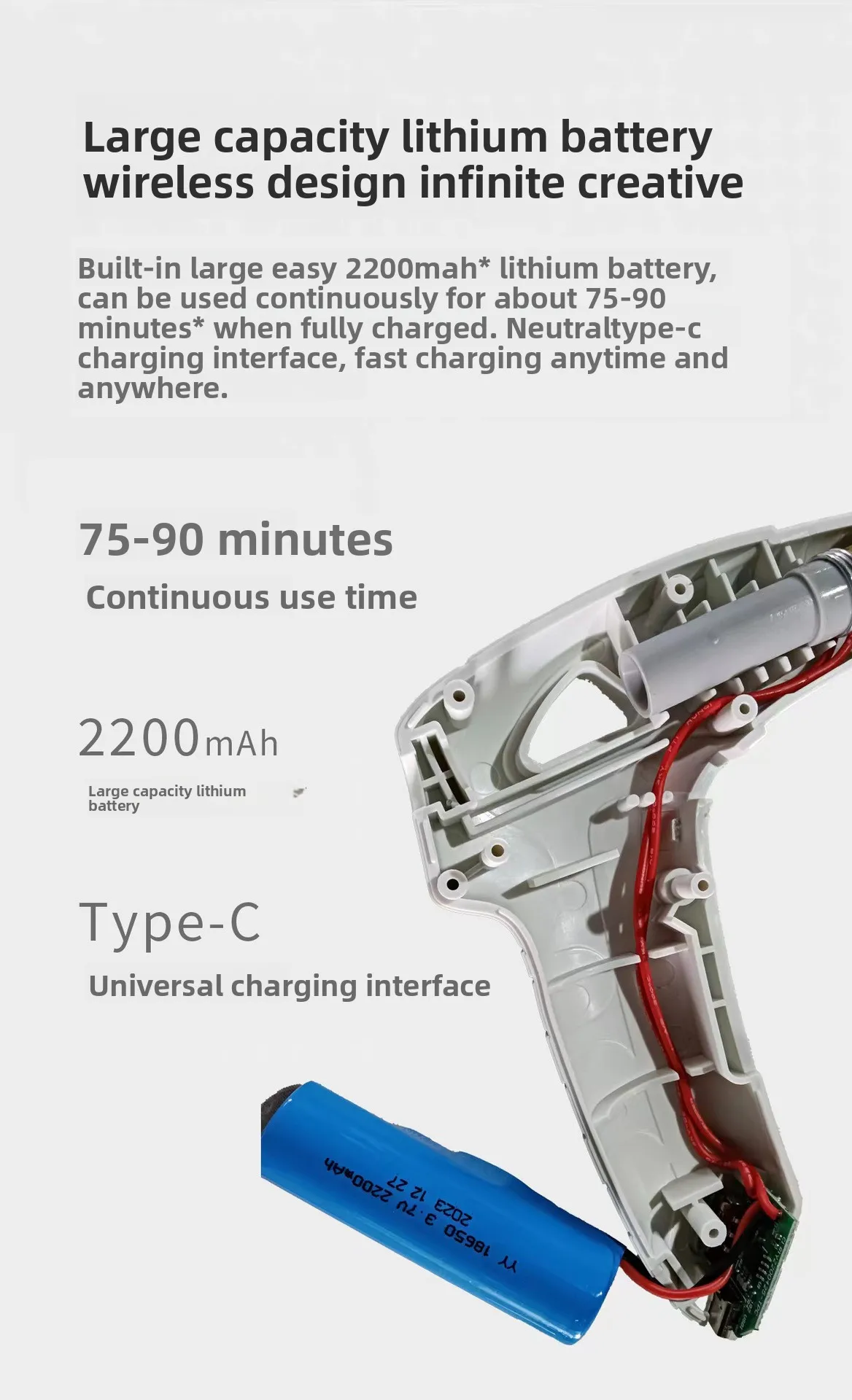 Pistol Lem Listrik Tanpa Kabel - Hot Melt Glue Gun Cordless ulasan dan harga