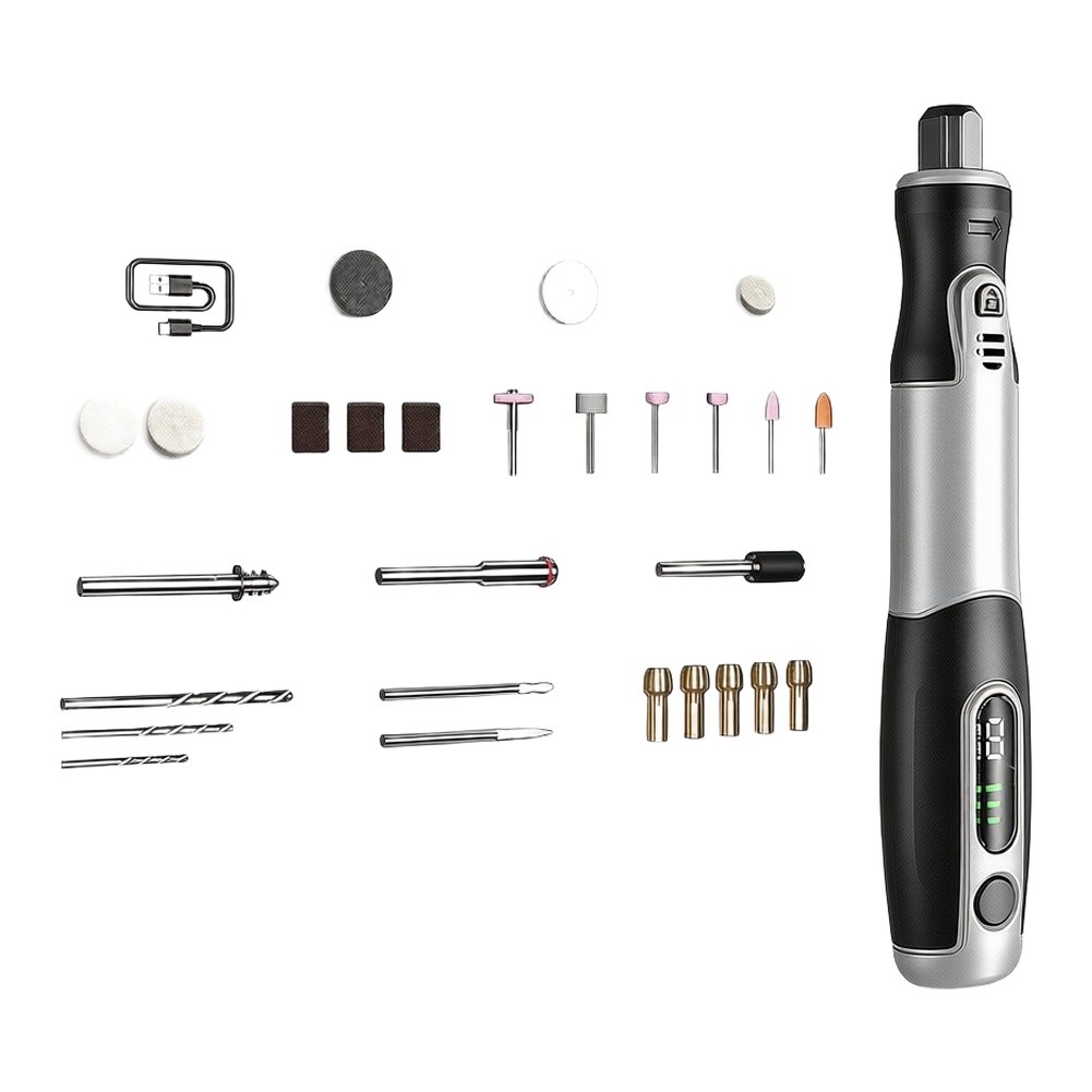 Kit Alat Rotary Elektrik Tanpa - Cordless Rotary Tool Kit Accessories ulasan dan harga