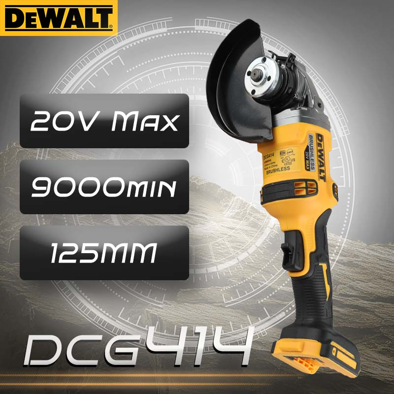 DEWALT DCG414 20V MAX Gerinda  - Brushless Angle Grinder Battery Powered ulasan dan harga