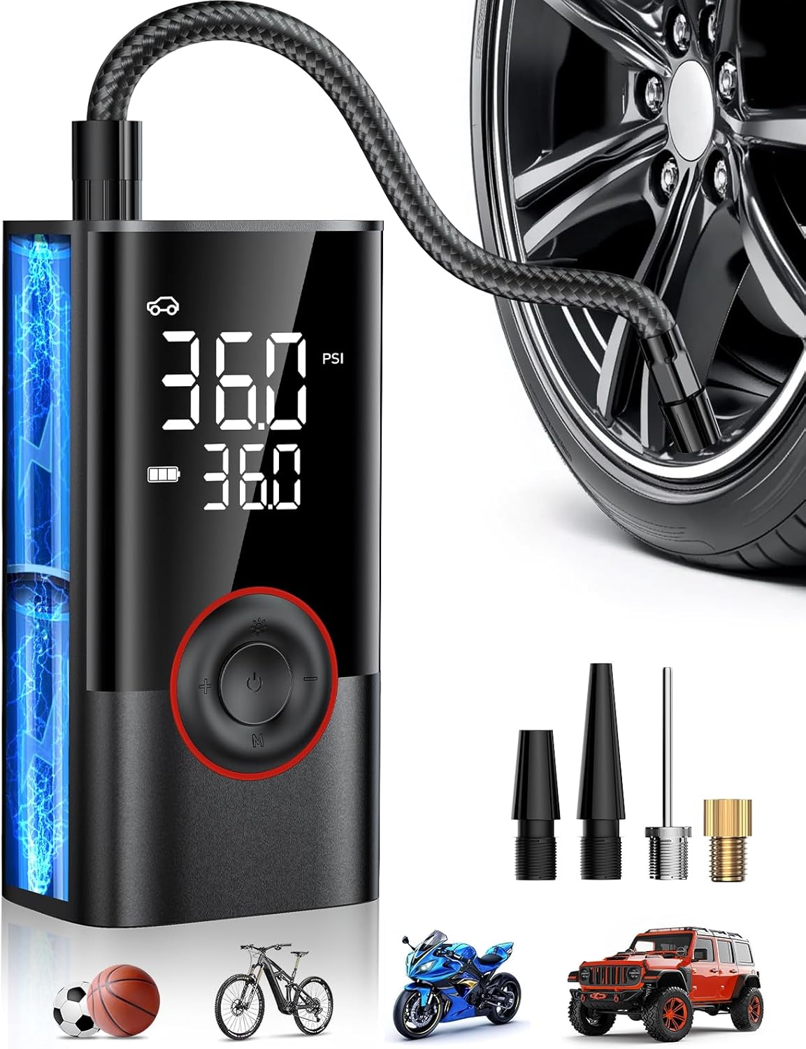 Kompresor Udara Nirkabel Porta - Electrical ulasan dan harga
