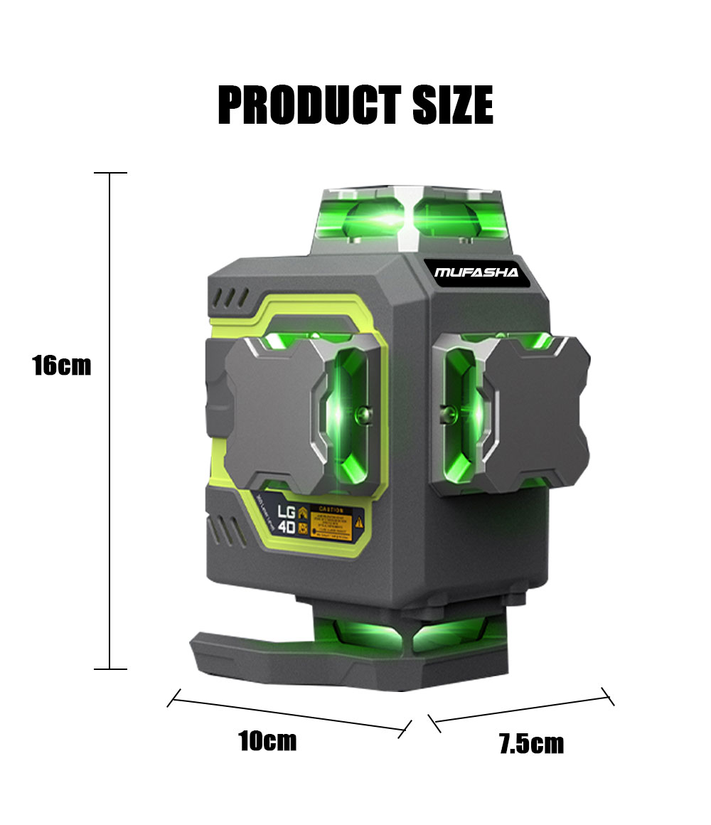 16 Garis Laser Level 360 Self  - Laser Level 16 Lines 4D Green ulasan dan harga