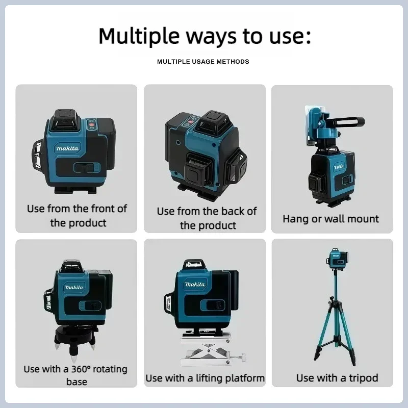 Baterai Makita 4.0Ah Max 40V M - Laser Level 16 Lines 4D Green ulasan dan harga
