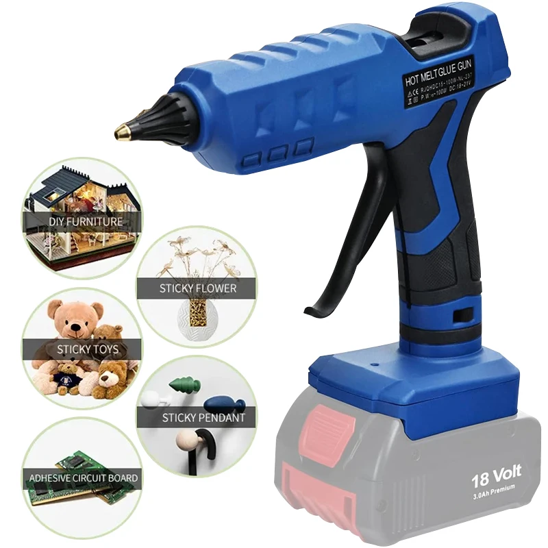 Pistol Lem Panas Tanpa Kabel u - Hot Melt Glue Gun Cordless ulasan dan harga