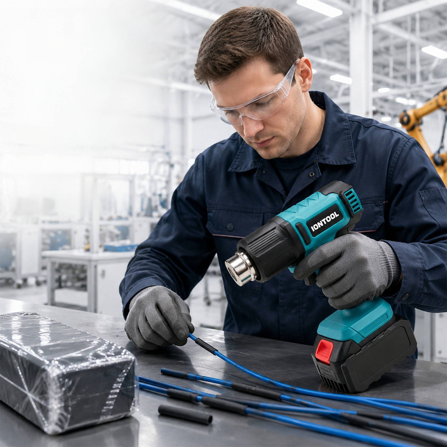 IONTOOL 550 ℃   Pistol Panas T - Cordless Heat Gun For Shrink Tubing ulasan dan harga