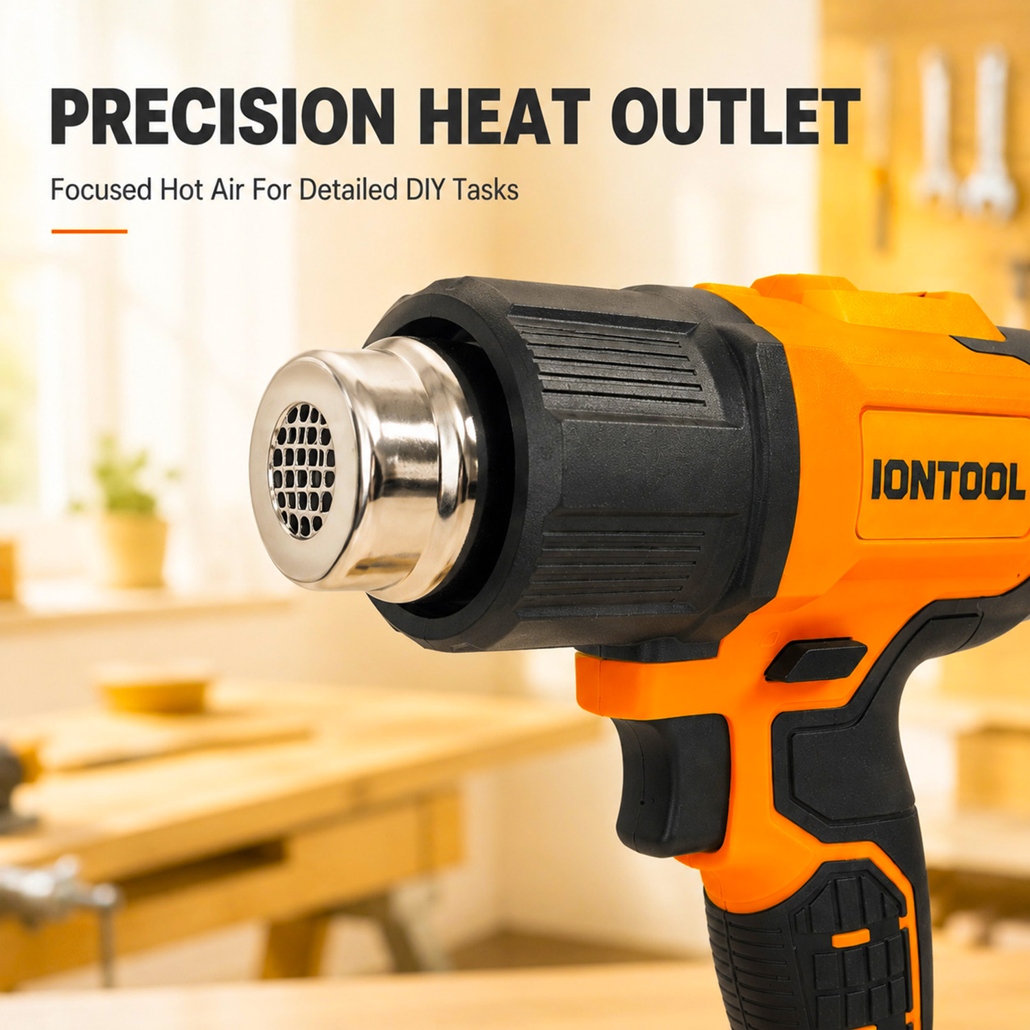 IONTOOL 250/500LPM 550 ℃   Pis - Cordless Heat Gun For Shrink Tubing ulasan dan harga